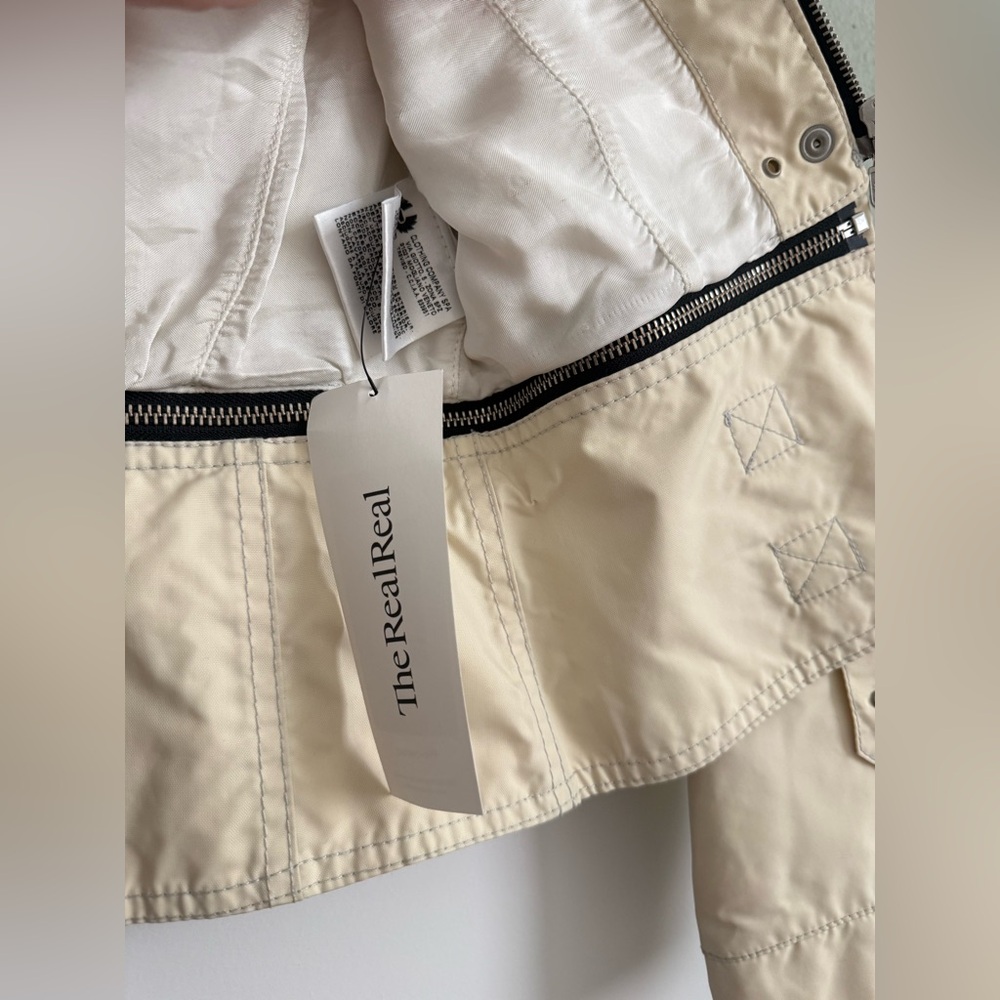 Belstaff Nylon Utility Moto Jacket as seen in Rosalia XS Beige - Picture 7 of 13